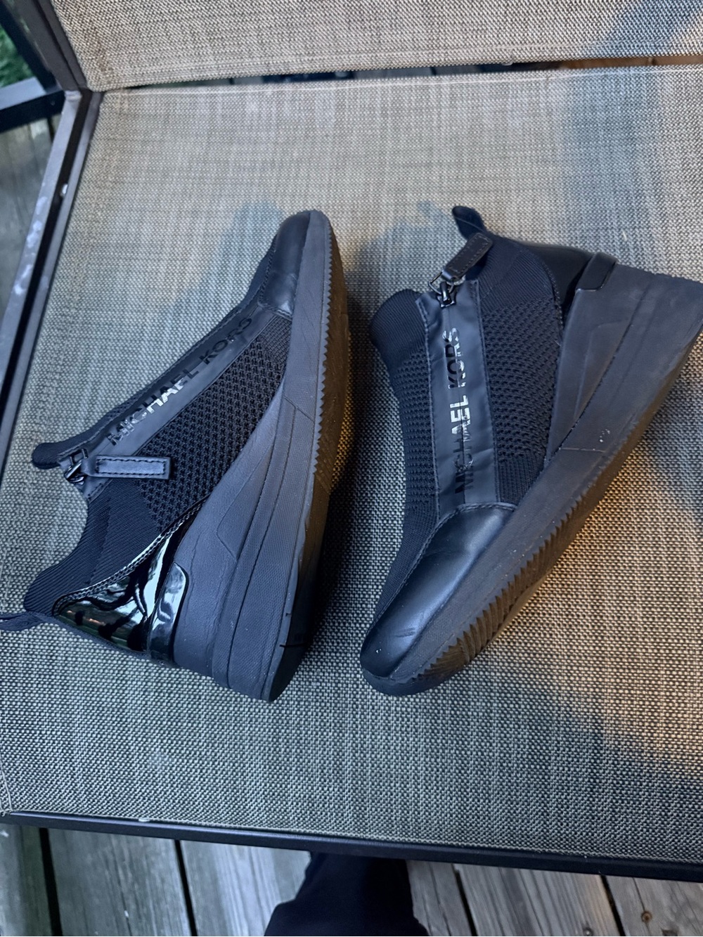 Michael Kors Women's Willis Wedge Trainer SIZE 8 - Picture 4 of 15